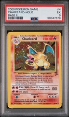 Charizard - 4/130 - Holo Rare - Unlimited Edition - PSA 5